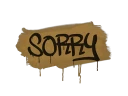 Sealed Graffiti | Sorry (Desert Amber)