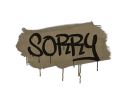 Sealed Graffiti | Sorry (Dust Brown)
