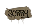 Sealed Graffiti | Sorry (Dust Brown)