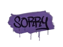 Sealed Graffiti | Sorry (Monster Purple)