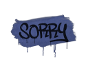 Sealed Graffiti | Sorry (SWAT Blue)