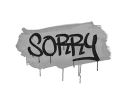 Sealed Graffiti | Sorry (Shark White)