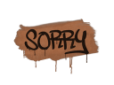 Sealed Graffiti | Sorry (Tiger Orange)