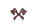 Sealed Graffiti | X-Axes (Brick Red)