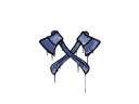 Sealed Graffiti | X-Axes (SWAT Blue)