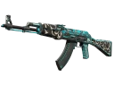 StatTrak™ AK-47 | Frontside Misty (Battle-Scarred)