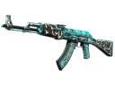 StatTrak™ AK-47 | Снежный вихрь (Поношенное)