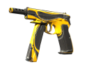 StatTrak™ CZ75-Auto | Yellow Jacket (Well-Worn)