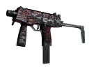 StatTrak™ MP9 | Ruby Poison Dart (Battle-Scarred)