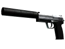 StatTrak™ USP-S | Stainless (Battle-Scarred)