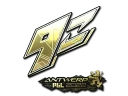 Наклейка | 9z Team (Gold) | Antwerp 2022