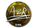 Наклейка | AZR (металлическая) | Катовице 2019