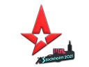 Наклейка | Astralis (металлическая) | Стокгольм-2021