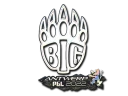 Наклейка | BIG (Holo) | Antwerp 2022