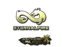 Sticker | Eternal Fire (Gold) | Antwerp 2022