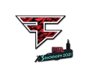 Наклейка | FaZe Clan (металлическая) | Стокгольм-2021