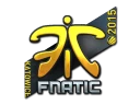 Наклейка | Fnatic (металлическая) | Катовице-2015