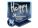 Наклейка | Happy (металлическая) | Клуж-Напока-2015