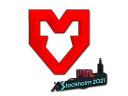 Sticker | MOUZ (Foil) | Stockholm 2021