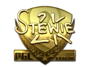 Sticker | Stewie2K (Gold) | Krakow 2017