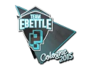 Наклейка | Team eBettle | Кёльн 2015