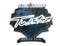 Наклейка | Twistzz (металлическая) | Берлин-2019