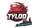 Наклейка | Tyloo (металлическая) | Стокгольм-2021