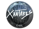 Наклейка | XANTARES (металлическая) | Катовице-2019
