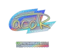 Наклейка | acoR (Holo) | Copenhagen 2024