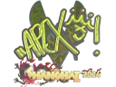 Наклейка | apEX (голографическая) | Шанхай-2024