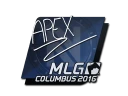 Наклейка | apEX | Колумбус-2016