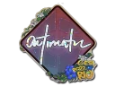 Наклейка | autimatic (блёстки) | Рио 2022