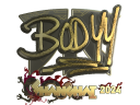 Sticker | bodyy (Gold) | Shanghai 2024
