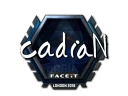Наклейка | cadiaN (металлическая) | Лондон 2018