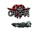 Наклейка | cadiaN (Glitter) | Antwerp 2022