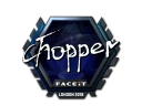 Наклейка | chopper (металлическая) | Лондон 2018