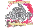Наклейка | chopper (Glitter, Champion) | Shanghai 2024