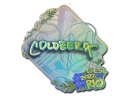 Наклейка | coldzera (голографическая) | Рио 2022