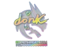 Наклейка | donk (Holo) | Copenhagen 2024