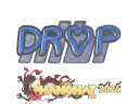 Наклейка | drop (голографическая) | Шанхай-2024