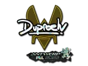 Наклейка | dupreeh (Glitter) | Antwerp 2022