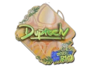 Наклейка | dupreeh (голографическая) | Рио 2022