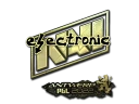 Наклейка | electronic (Gold) | Antwerp 2022