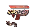 Наклейка | hardzao (голографическая) | Париж 2023