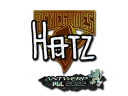 Наклейка | hatz (Glitter) | Antwerp 2022