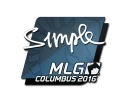 Sticker | s1mple | MLG Columbus 2016