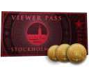 Stockholm 2021 Viewer Pass + 3 Souvenir Tokens