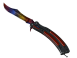 ★ Butterfly Knife | Marble Fade (Minimal Wear)