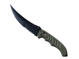 ★ Flip Knife | Blue Steel (Battle-Scarred)