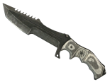 ★ Huntsman Knife | Black Laminate (Battle-Scarred)
